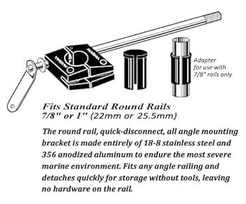 Amazon.co.jp: Magma Products 丸形レール用 グリル取り付け金具
